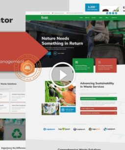 Gabe - Waste Pickup & Management Elementor Template Kit