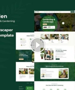 Gadden - Garden & Landscaping Elementor Template Kit