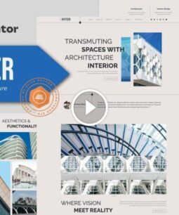 Ginter - Modern Architecture Elementor Template Kit