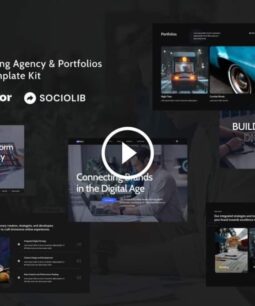 Impress - Digital Marketing Agency & Portfolios Elementor Template Kit