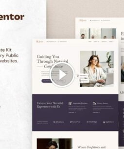 Juzia – Notary Public & Legal Services Elementor Template Kit