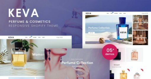 Keva - Perfume And Cosmetics Shopify Theme 1