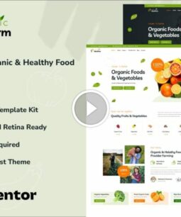 Munfirm - Organic & Healthy Food Elementor Template Kit