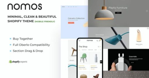 Nomos - Minimal, Clean & Beautiful Shopify Theme 1