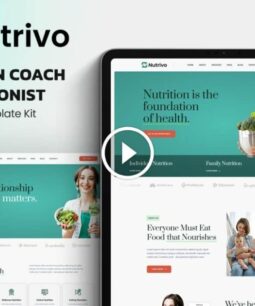 Nutrivo – Nutrition Coach & Nutritionist Elementor Template Kit