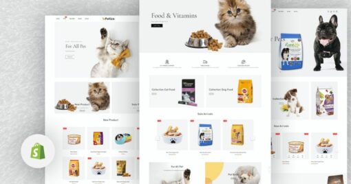 Petiza - Pets Food Shop Responsive Shopify Theme 1