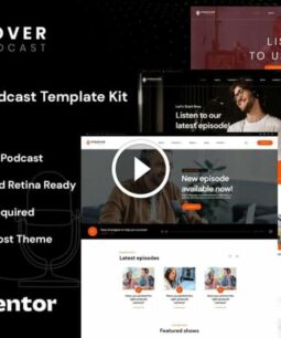 Podover - Kit de modelos Elementor para podcast