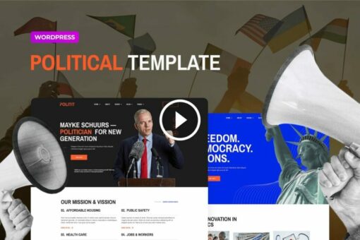 Politit – Political Party Elementor Template Kit 1