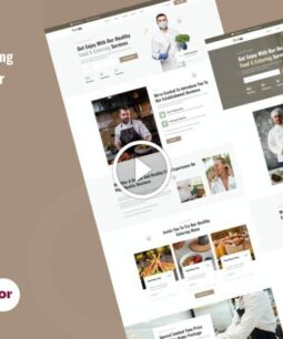Restou- Healthy Catering Food Services Elementor Template Kit