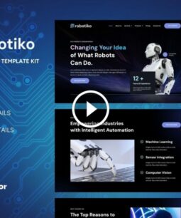 Robotiko - Robotic & AI Elementor Template Kit