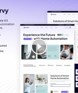 Smarvy - Kit de plantilla Elementor de la empresa de automatización del hogar inteligente