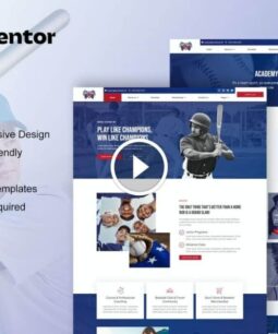 SwiftBall - BaseBall Team & Sport Club Elementor Pro Template Kit