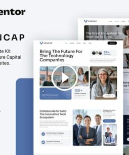 Vencap: Venture Capital & Investment Elementor Template Kit
