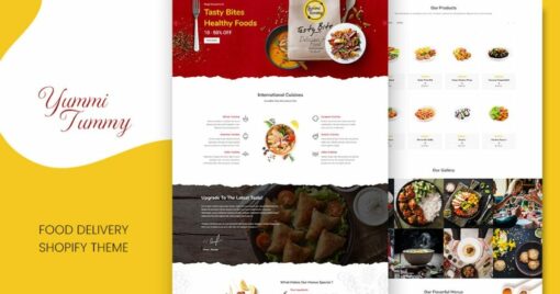 Yummi - Food Delivery Shopify Theme 1
