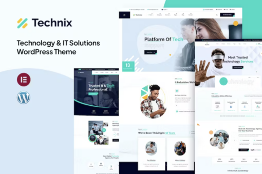 Technix – Technology & IT Solutions WP Theme 1.0.4 1