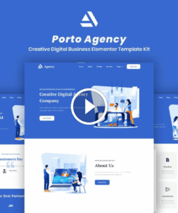 Porto Agency – Creative Digital Business Elementor Template Kit