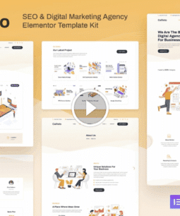 Callisto – Kit de modelos Elementor para agências de SEO e marketing digital
