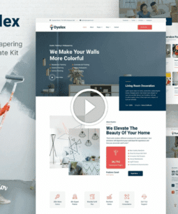 Dyelex – Painting & Wallpapering Service Elementor Template Kit