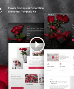 Flowtrist – Kit de modelos Elementor para floriculturas e boutiques de flores