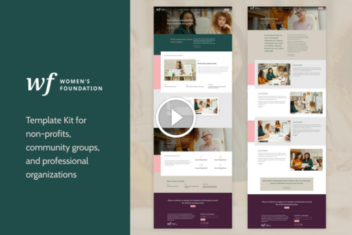Women’s Foundation | Non-Profit WordPress Elementor Template Kit 1