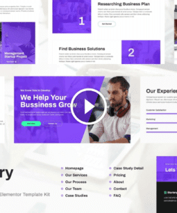 Startery |  SaaS & Startup Elementor Template Kit