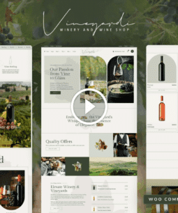 Vineyardi: Wine Shop & Winery Elementor Pro Template Kit