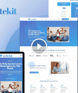 WriteKit: Content Writing Services Agency Elementor Template Kit