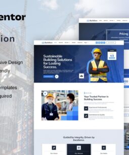 Buildion - Elementor Pro template kit for building and construction services