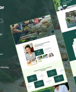 Eveng – Kit de modelos Elementor Pro para serviços de catering para eventos