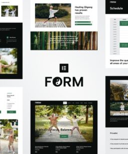 Form - Tai Chi & Qigong Elementor Template Kit