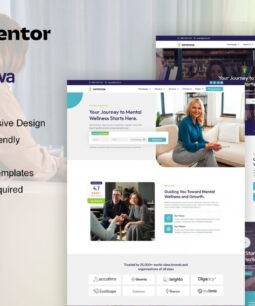 Serenova – Psychology & Mental Health Elementor Pro Template Kit