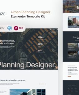 Urbanize: kit de modelos Elementor para designers de planejamento urbano
