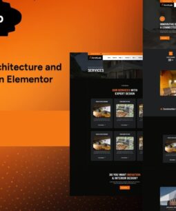 Archlab - Kit de modelos Elementor Pro para arquitetura e design de interiores