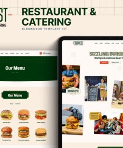 Foodrest – Kit de modelos Elementor para restaurantes e catering