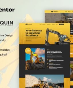 Maquin - Elementor Pro jig kit for construction equipment rentals