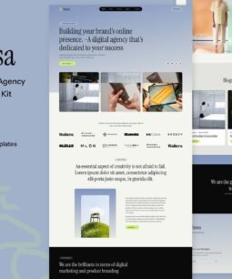 Russa: Elementor template kit for digital marketing and agencies