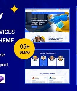 Tema WordPress para empresas de serviços de limpeza e reparos 1.0.0
