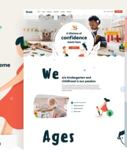 Skole - Tema WordPress para educação de crianças em escolas infantis 49