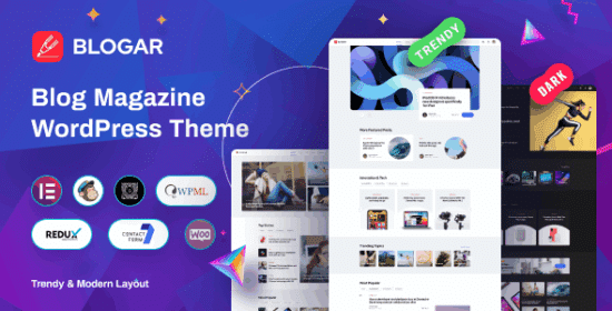 Blogar – Blog Magazine 1.3.4 » PillBanana.com » Premium Plugins and Themes