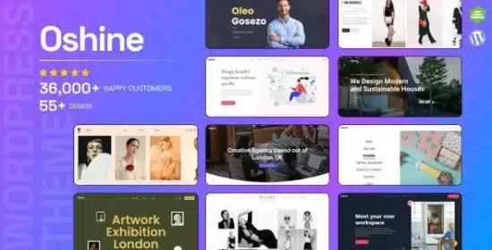 Oshine 7.2.6 – Multipurpose Creative WordPress Theme » PillBanana.com ...