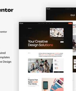 Klyve - Kit de modelos do Elementor para agências criativas