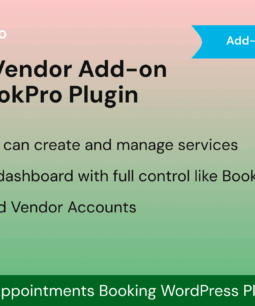 Complemento de vários fornecedores para o plug-in WordPress BookPro