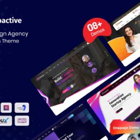 Proactive – Web Design Agency WordPress Theme