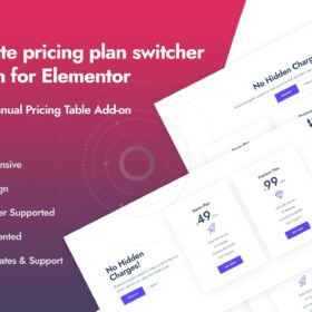 Ultimate Pricing Plan Switcher Addon for Elementor 1.0.5