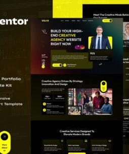Velox – Creative Agency & Portfolio Elementor Template Kit
