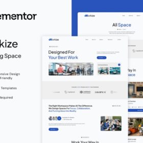 Workize – Coworking Space Elementor Template Kit