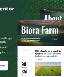 Biora - Agriculture Research Elementor Template Kit