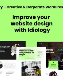 Idiology - Tema WordPress criativo e corporativo
