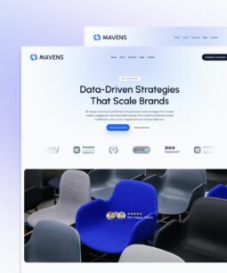 Mavens - Kits de modelos do Elementor para sites com mecanismo de crescimento social