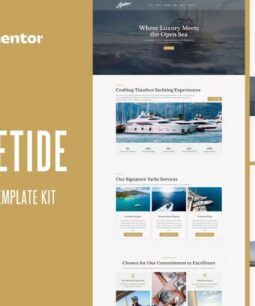 Nobletide - Kit de modelos do Elementor para aluguel do Yatch Boat Club